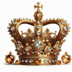 Fototapeta premium golden crown. generative AI