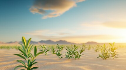 Green Shoots in the Desert.