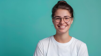 The smiling girl portrait