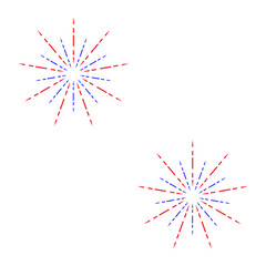 fireworks icon image logo vector illustration