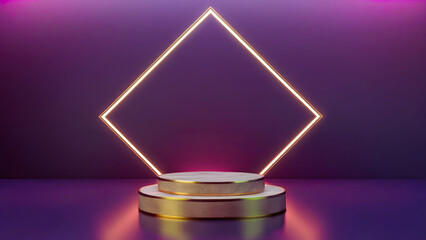 Display neon light background, stage with neon light, 3d rendering stock photo
Abstract, Color Image, Futuristic, Growth, Horizontal
