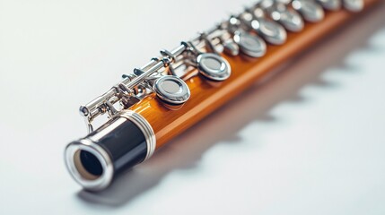 Fototapeta premium close-up image of a flute