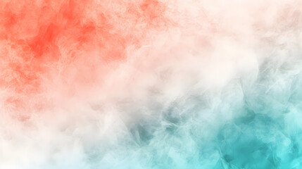 Fototapeta premium Serene Gradient Abstract Design in Soft Coral to Light Turquoise for Contemporary Digital Graphics
