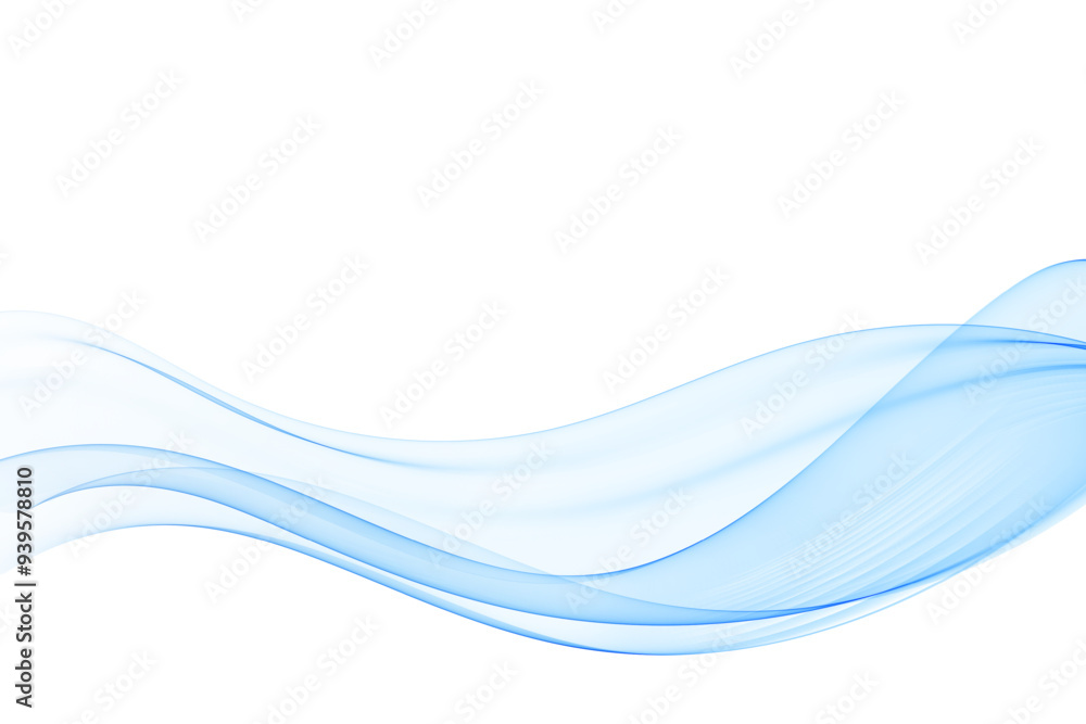 Poster blue abstract wave. abstract vector background wave on white background.