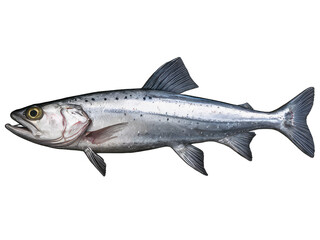 Naklejka premium fishes isolate on transparency background PNG