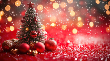 A christmas tree with a star on it and a star on the background