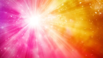 A vibrant, colorful gradient background with a large, open space for text