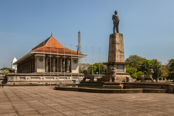 Exposure of the Independence Memorial Hall in Colombo, a national monument built for the...