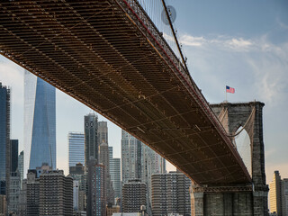 Dessous du pont de Brooklyn