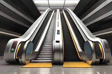 elevator in a building