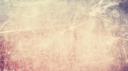A textured background with a gradient from light pink to purple, featuring scratches and a worn appearance.