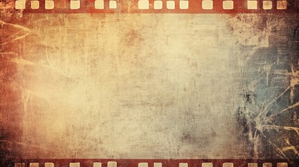 A vintage film strip background with a textured, aged appearance, suitable for creative projects or film-related themes.