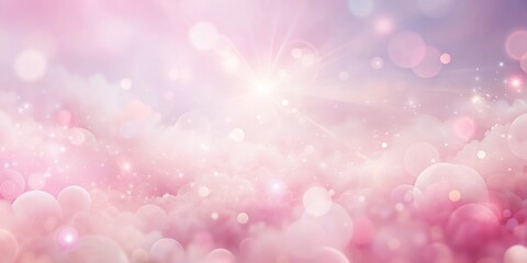 Pink Dreamy Bokeh Background with Soft Glow and Sparkling Lights, bokeh, background, dreamy, soft glow