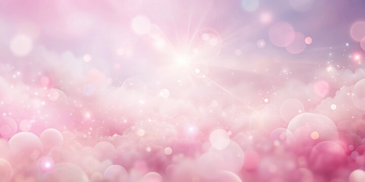 Pink Dreamy Bokeh Background with Soft Glow and Sparkling Lights, bokeh, background, dreamy, soft glow