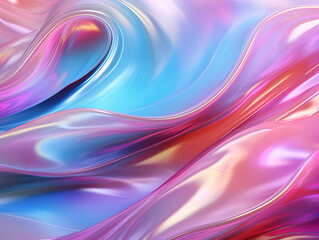 Superb Abstract liquid wave wallpaper. Creative holographic background