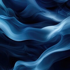 Obraz premium Dreamy abstract backdrop with fluid transitions between dark blue and light blue shades.