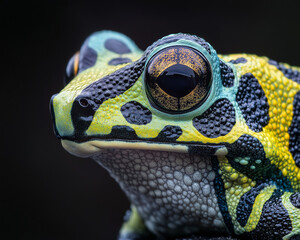 28. High-resolution close-up of a fascinating poison dart frog