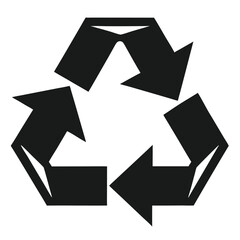 Recycle Logo PNG Vector illustration on white background