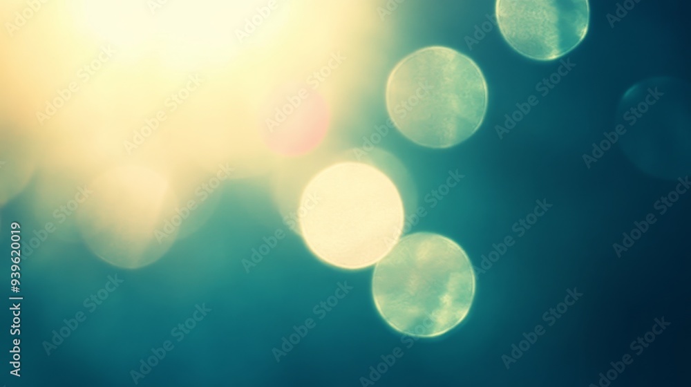 Poster a soft, blurred background with light bokeh effects creating a dreamy atmosphere.