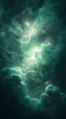 Fototapeta premium Aurora abstract background