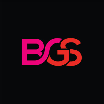 BGS  Letter Initial Logo Design Template Vector Illustration
