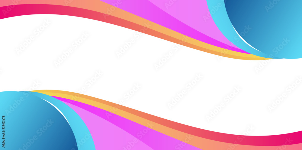 Poster modern gradient abstract style with geometric background.