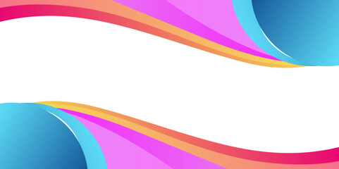 Modern gradient abstract style with geometric background.
