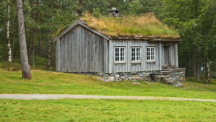 Historical building in Romsdalsmuseet in Molde, More og Romsdal county, Norway, Europe
