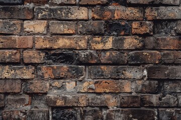 Obraz premium Old weathered brick wall texture background