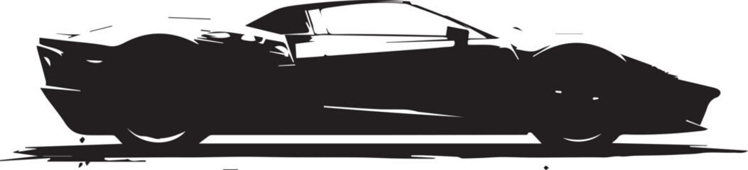 Minibus icon. Black silhouette. Side view. Vector simple flat graphic illustration. Isolated object on a white background