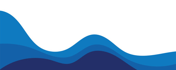 Abstract modern wave design template. 