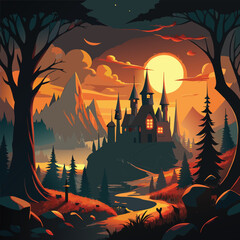 Spoky Halloween Castle