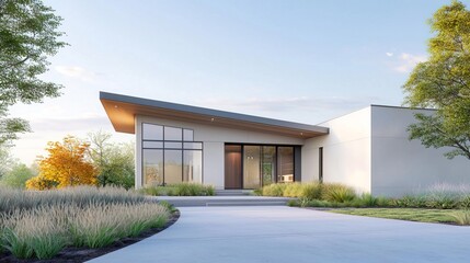 a home design layout with pet accessibility features like ramps and wide doorways, focused on ease of movement for pets.