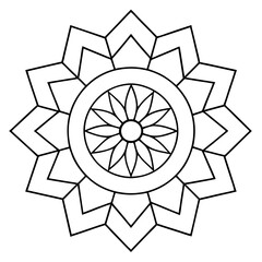 Fototapeta premium vector illustration of a flower