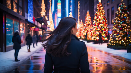 Fototapeta premium Christmas night 