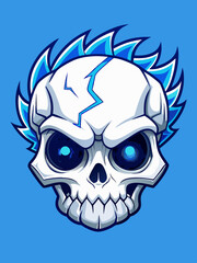 Fototapeta premium skull and crossbones isolated on white background. PNG Transparent file type with high definition quality And vibrant color grading Available.