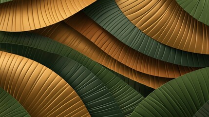 Abstract leaves in the background, a pattern that showcases nature's textures. Bright green decoration, a representation of plant life.