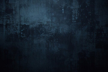 Obraz premium Black dark azure cobalt sapphire blue abstract background. Color gradient. Geometric shape. Wave, wavy curved line. Rough grunge grain noise. Light neon metallic shine shimmer bright. Design. 