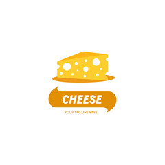 Cheese logo design template