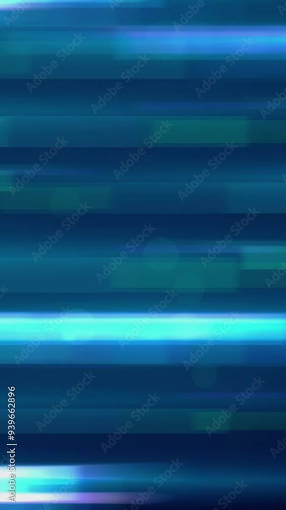 Poster abstract futuristic, polygonal space. motion lines and particles. dark blue background. loop.