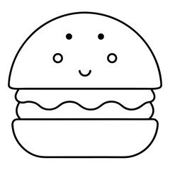 burger coloring page, burger outline, burger illustration, cartoon burger, kids coloring page, burger sketch, realistic burger, burger silhouette, burger design, burger clipart, burger vector, burger 