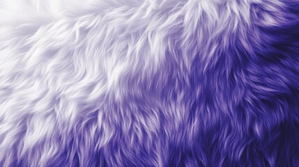 Fototapeta premium A luxurious carpet with a gradient from blue to white, resembling soft fur. Blue and white plush textured carpet for a touch of elegance.