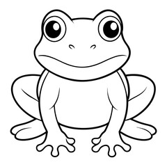 frog coloring page, frog outline, frog illustration, cartoon frog, kids coloring page, frog sketch, jumping frog, cute frog, frog on lily pad, frog and pond, realistic frog, frog with crown, tree frog
