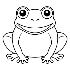 frog coloring page, frog outline, frog illustration, cartoon frog, kids coloring page, frog sketch, jumping frog, cute frog, frog on lily pad, frog and pond, realistic frog, frog with crown, tree frog