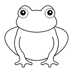frog coloring page, frog outline, frog illustration, cartoon frog, kids coloring page, frog sketch, jumping frog, cute frog, frog on lily pad, frog and pond, realistic frog, frog with crown, tree frog
