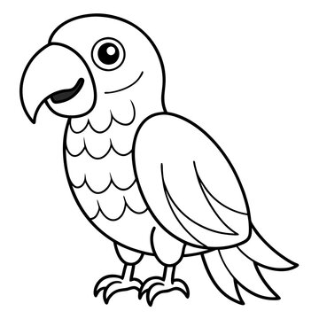 recommend clip art: parrot coloring page, parrot outline, tropical bird, parrot illustration, cartoon parrot, kids coloring page, colorful parrot, parrot sketch, exotic bird, macaw, parrot perched, parrot with flowers,