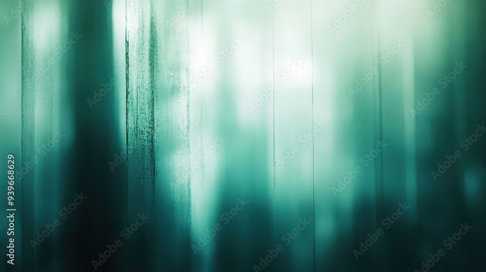 Aufkleber abstract blurred texture with a cool color palette, creating a serene atmosphere.