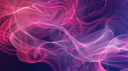 Fototapeta premium Abstract Swirling Pink and White Smoke