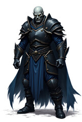 Fototapeta premium Cursed Warrior of Dark Fantasy , dark fantasy aesthetic, high-detail illustration, epic fantasy artwork, character concept art, rich color palette, dark and gritty style.