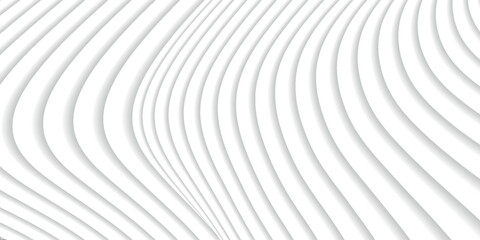 Obraz premium White abstract background with waves. Creative Architectural Concept